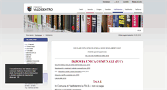 Desktop Screenshot of comune.valdidentro.so.it